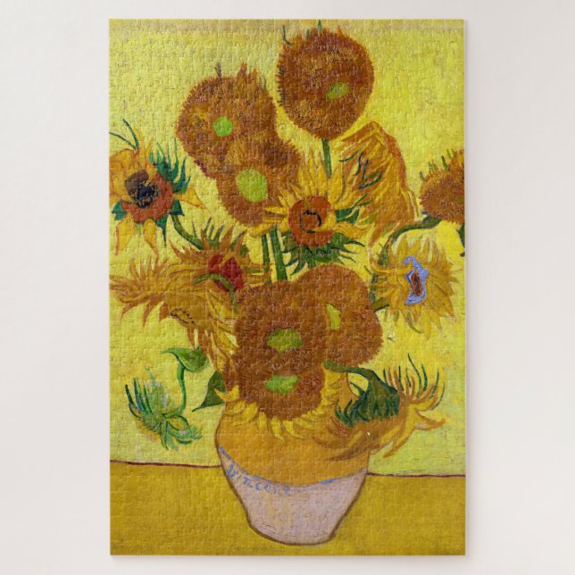 Puzzle Vincent Van Gogh Quinze tournesols dans un vase Ar (Vertical)