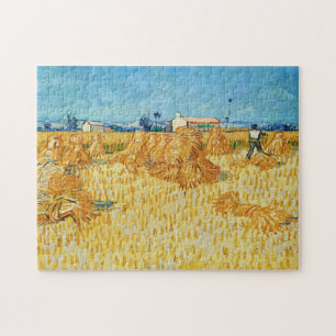 Puzzle Vincent Van Gogh, Récolte de maïs en Provence
