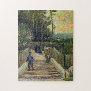 Puzzle Vincent van Gogh - Sloping Path in Montmartre