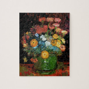 Puzzle Vincent Van Gogh - Vase avec des Zinnias Beaux-Art