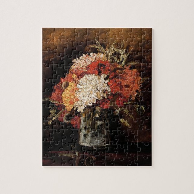 Puzzle Vincent Van Gogh - Vase avec oeillets - Art (Vertical)