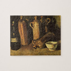 Puzzle Vincent van Gogh - Vie morte avec 4 bouteilles en