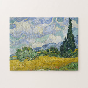 Puzzle Vincent Van Gogh Wheat Field with Cypresses
