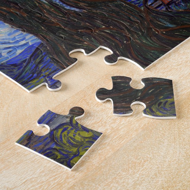 Puzzle Vincent Willem van Gogh , “ Starry Night ” (Côté)