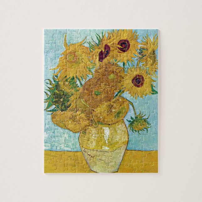 Puzzle Vincent Willem van Gogh , “ Sunflowers ” (Vertical)