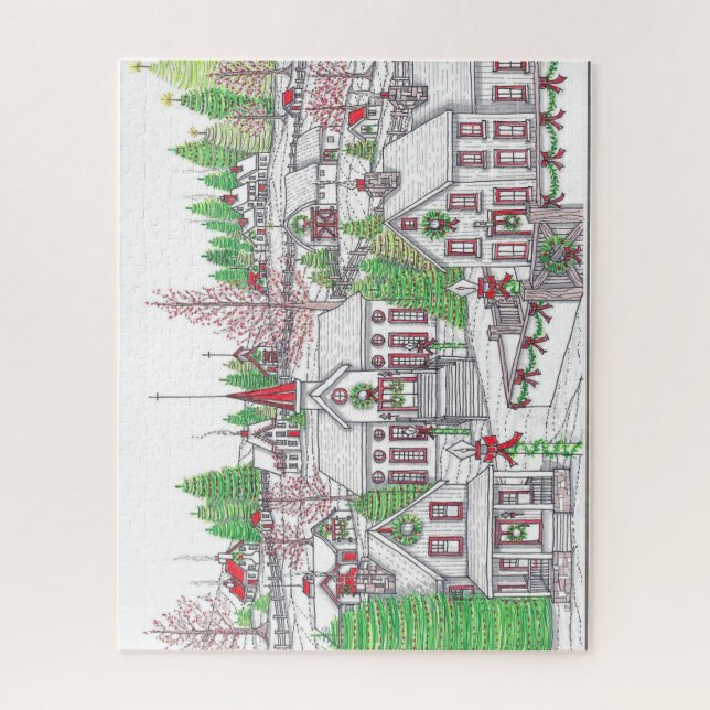 Puzzle Vintag Village (Vertikal)