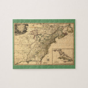 Puzzle Vintage 1777 American Disparitions by Phelippeaux