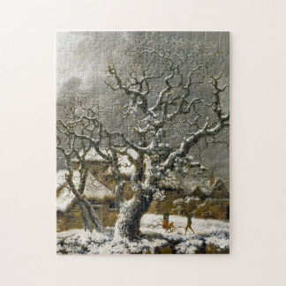 Puzzle Vintage Anglais Paysage d'hiver