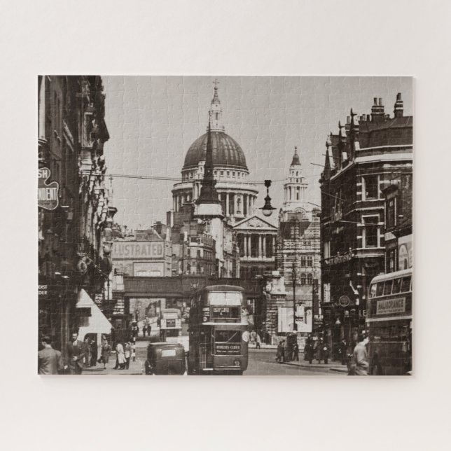 Puzzle Vintage Central London Street (Horizontal)