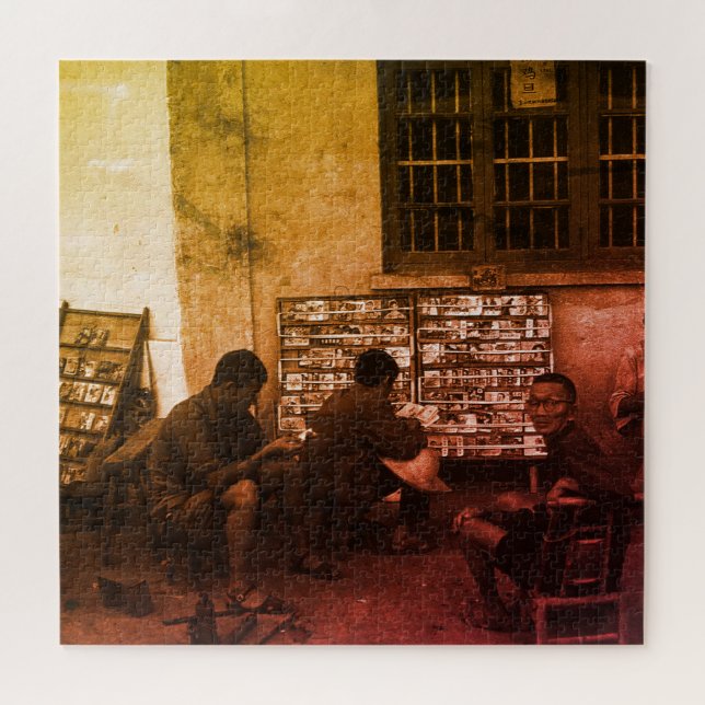 Puzzle Vintage China Changsha book lending (Horizontal)