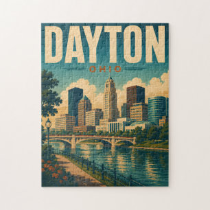 Puzzle Vintage Dayton Ohio Horizon