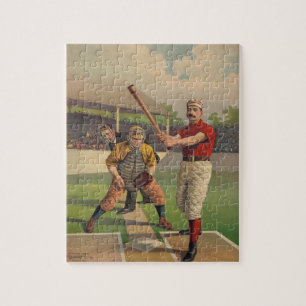Puzzle vintage de base-ball