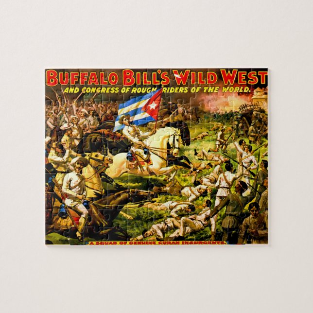 Puzzle vintage de Buffalo Bill (Horizontal)