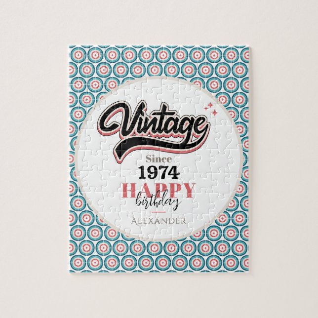 Puzzle Vintage depuis - 1974 (Vertical)