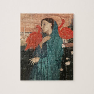 Puzzle Vintage Edgar Degas Jeune Femme avec Ibis Art