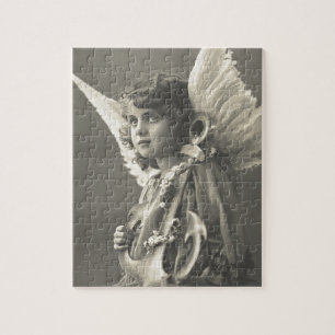 Puzzle Vintage Girl Angel