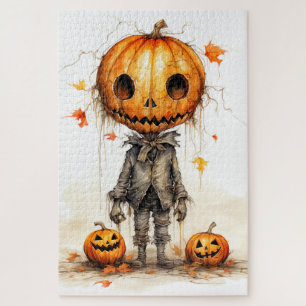 Puzzle Vintage Joyeux Halloween Diable