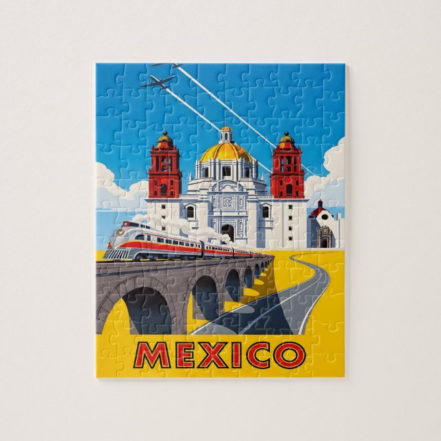 Puzzle Vintage Mexico travel (Vertical)