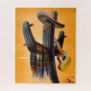 Puzzle Vintage Mexique - Mexique Voyage Tourisme Advert