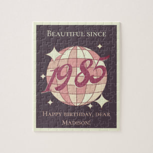 Puzzle Vintage né en 1985 40e 39e anniversaire