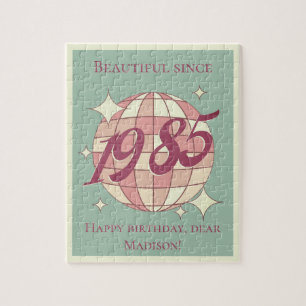 Puzzle Vintage né en 1985 40e anniversaire jeu cadeau