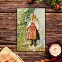 Vintage Noël Carl Larsson suédois