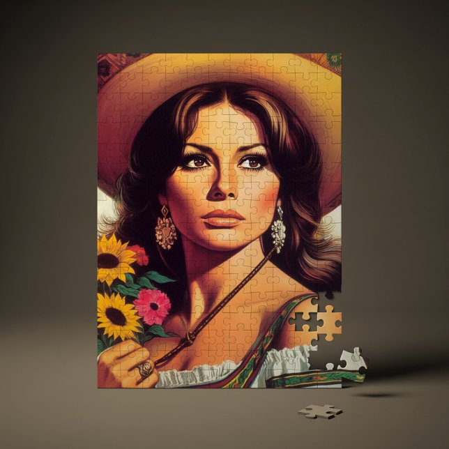 Puzzle Vintage Portrait Pin Up (Créateur téléchargé)