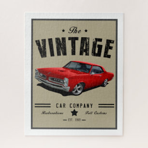 Puzzle Vintage Red American GTO