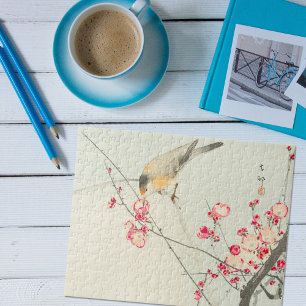 Puzzle Vintage Songbird sur Chercher Branche dans Bloom A