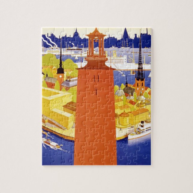 Puzzle Vintage Stockholm (Vertical)