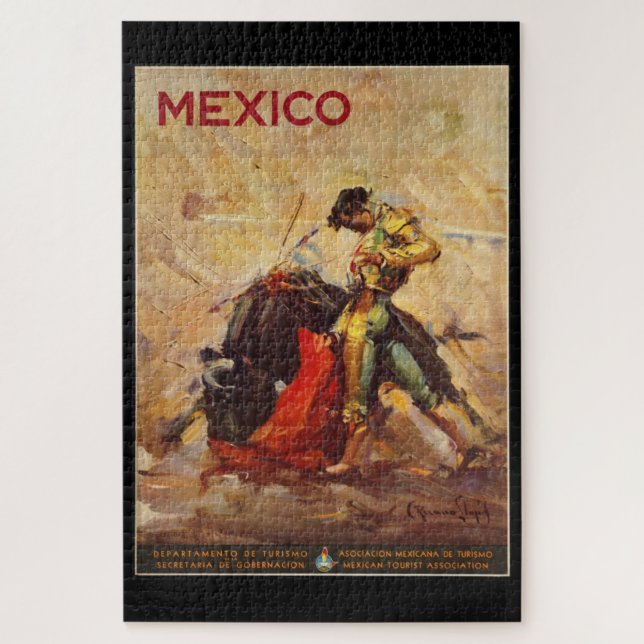 Puzzle Vintage Travel Mexico (Vertical)