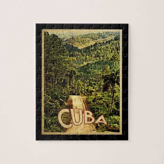 Puzzle Vintage voyage Cuba (Vertical)