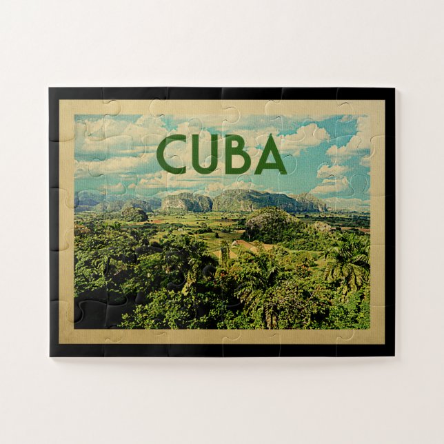 Puzzle Vintage voyage Cuba (Horizontal)