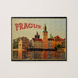 Puzzle Vintage voyage de Prague