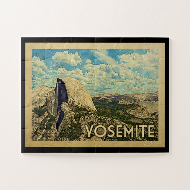 Puzzle Vintage voyage Yosemite (Horizontal)