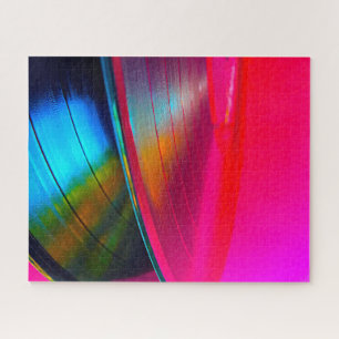 Puzzle Vinyl Records magenta