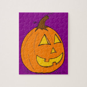 Puzzle violet Jack o' Lantern