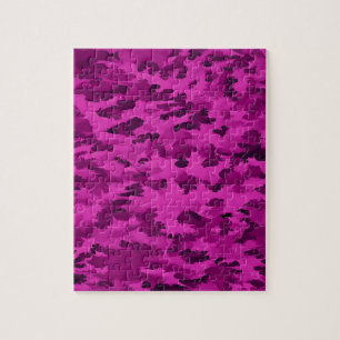 Puzzle Violette abstraite d'art de bruit de feuillage
