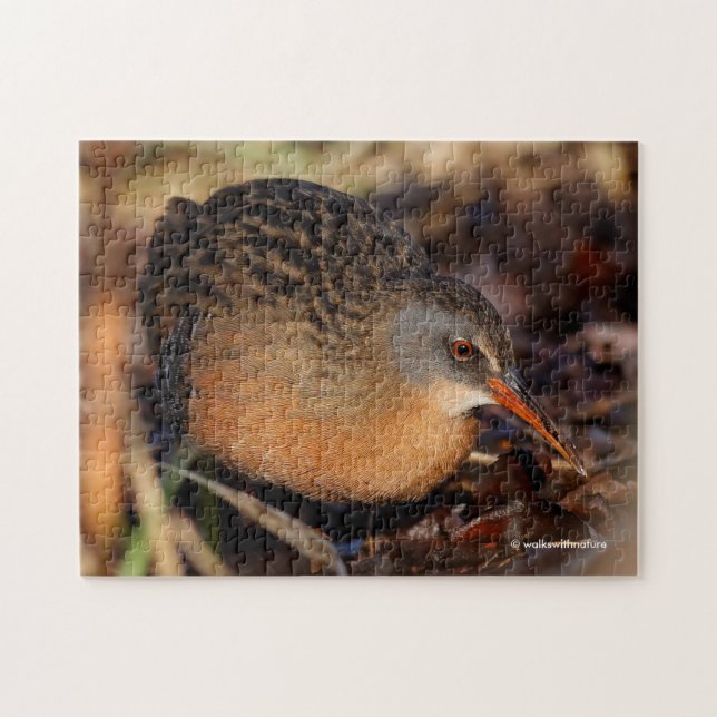 Puzzle Virginia Rail dans le sous-brosse (Horizontal)