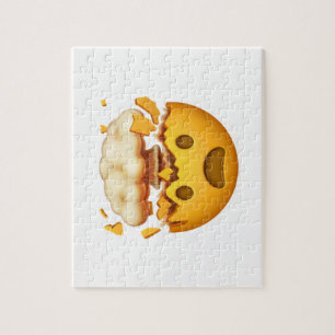 Puzzle Visage Choqué Avec Tête Explosive - Emoji