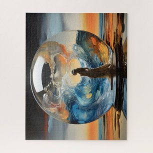 Puzzle Vision contemporaine Femme moderne dans une balle