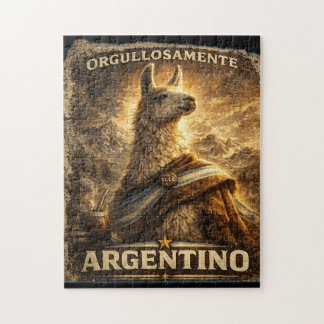 Puzzle VLLC Orgullosamente Argentino Llama Mate Patriotic