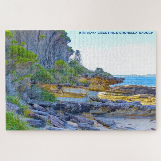 Puzzle Voeux d'anniversaire Cronulla Sydney (Horizontal)