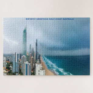 Puzzle Vœux d'anniversaire Gold Coast Queensland Australi