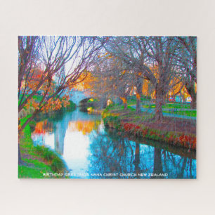 Puzzle Voeux d'anniversaire Nana Christ Church Nouvelle-Z