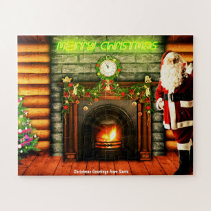 Puzzle Vœux de Noël du Père Noël