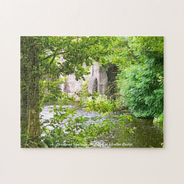 Puzzle voeux de Noël Liffey Kilcullen Bridge (Horizontal)