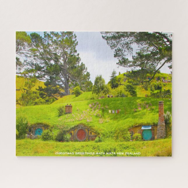 Puzzle voeux de Noël Mata Mata Nouvelle-Zélande (Horizontal)