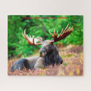 Puzzle Vœux de Noël Mon Chasseur Cueilleur