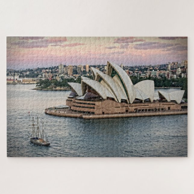 Puzzle Voile par l'Opéra de Sydney - 20x30 -1014 pc (Horizontal)